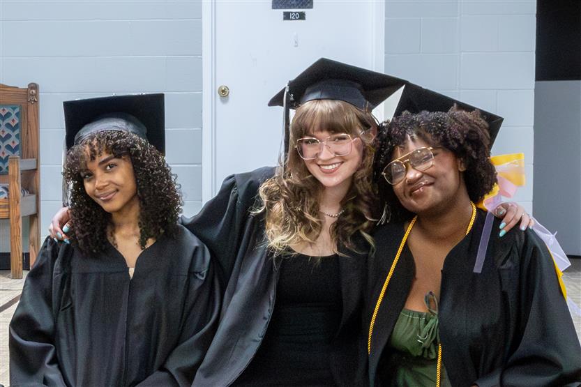 Students celebrate graduating